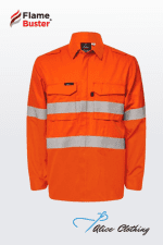 FlameBuster HRC2 HiVis Open Front R Tape Shirt FSV035