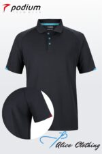 7STC Podium Contrast Stretch Polo