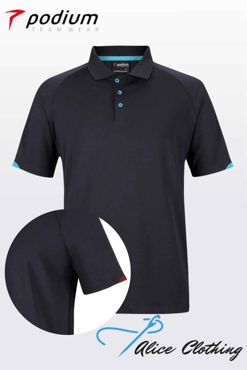 7STC Podium Contrast Stretch Polo