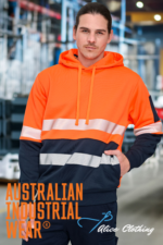 SW88 AIW HiVis Fleecy Hoodies with Segmented Tape