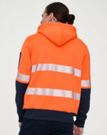 SW88 OrangeNavy Male Back