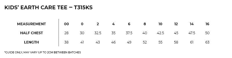 t315ks sizeguide t315ks sizeguide