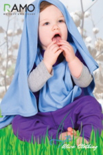 B121BK RAMO Babies Organic Blanket