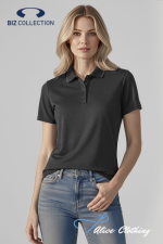 Biz Collection Womens Echo Short Sleeve Polo P412LS