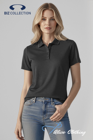 Biz Collection Womens Echo Short Sleeve Polo P412LS