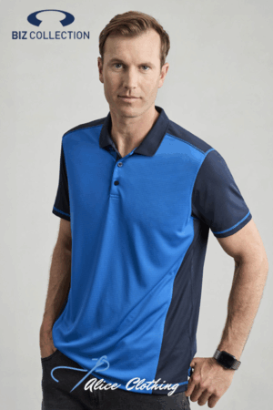 P419MS Biz Mens Dart Short Sleeve Polo