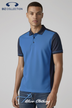 Biz Collection Mens Dart Short Sleeve Polo - P419MS