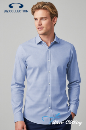 Biz Collection Mens Bristol Long Sleeve Tailored Shirt - S339ML