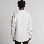 5418 LINEN SHIRT BACK WHITE  06872