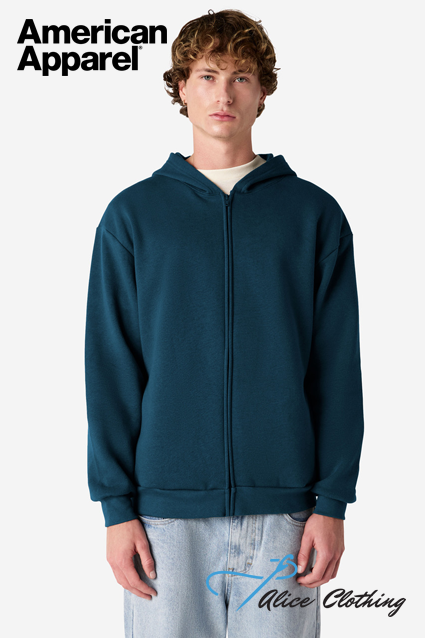 American Apparel® RF497 Zip Up Hoodies - Alice Clothing American Apparel® RF497 Zip Up Hoodies