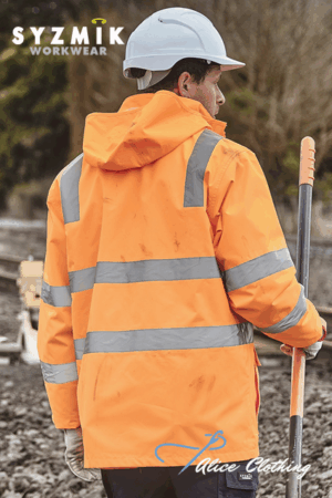 ZJ580 Unisex Hi Vis VIC Rail 4 In 1 Waterproof