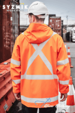ZJ620 AU Mens HiVis NSW Rail Heavy Duty Waterproof Jacket