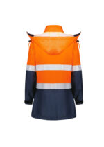 ZJ757 Orange Navy Back Hood