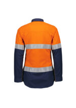 ZW170 Orange Navy Back