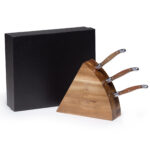wedge cheese knife block set