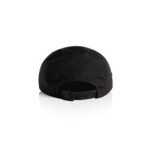 1105 FINN 2 TONE NYLON CAP COAL BLACK BACK 59922