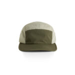 1105 FINN 2 TONE NYLON CAP ARMY EUCALYPTUS FRONT 21286
