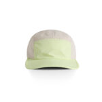 1105 FINN 2 TONE NYLON CAP LIME BONE FRONT 13190
