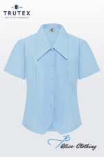 ATSH Trutex Girls S/S Blouse with Shaped Hem