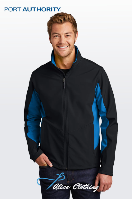 J318 Port Authority® Mens Core Colorblock Soft Shell Jacket