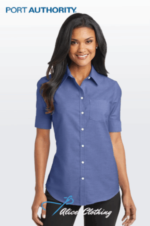 L659 Port Authority® Ladies S S SuperPro Oxford Shirt