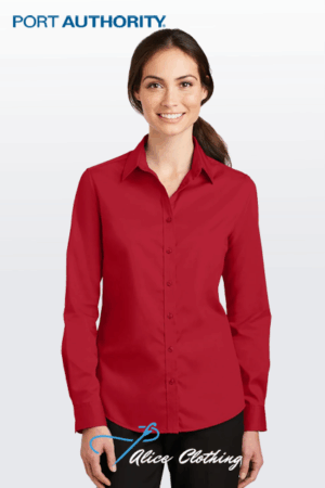 L663 Port Authority® Ladies L S SuperPro Twill Shirt
