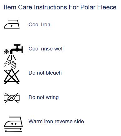 Polar fleece care