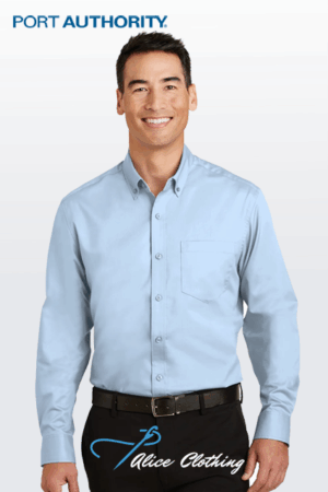 S663 Port Authority® Mens L S SuperPro Twill Shirt
