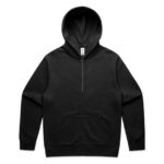 5164 RELAX HALF ZIP HOOD BLACK 86393