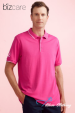 CST313MS - Biz Care Mens Pink Short Sleeve Polo