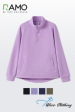 F371LD RAMO Ladies Polar Fleece Half Zip Top