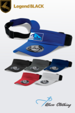 Legend Black 7040 Altitude Sports Visor