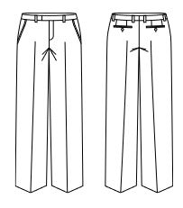 Flat front