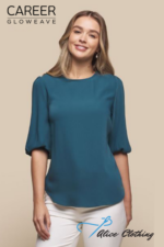 1807WS POPPY Puff Sleeve Top - Alice Clothing 1807WS POPPY Puff Sleeve Top