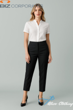 RGP406L Womens Renew 7 8 Mid Waist Slim Leg Pant