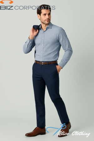 RGP407M Mens Renew Slim Fit Flat Front Pant - Alice Clothing RGP407M Mens Renew Slim Fit Flat Front Pant
