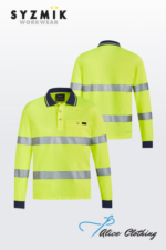 ZH380 Syzmik Unisex Hi Vis Bio Motion Taped Polo