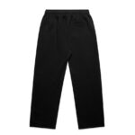 5942 RELAX CUFFLESS TRACKPANTS BLACK BACK 30945