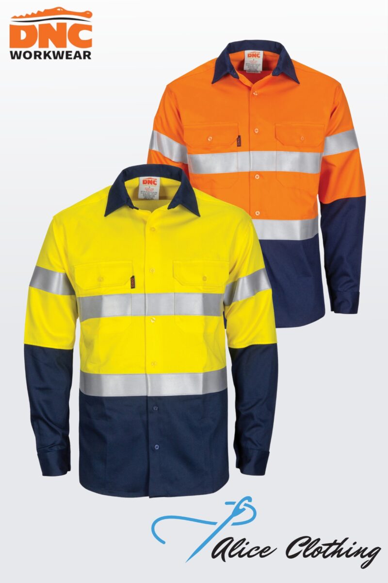 3409 Flame Retardant 2 Tone Cotton Shirt with 3M FR Tape