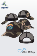 Legend® 4400A Black Camo Trucker