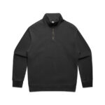 5167 RELAX FADED HALF ZIP FADED BLACK 87215