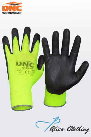 GN10 HiVis Nitrile Supaflex - Alice Clothing GN10 HiVis Nitrile Supaflex