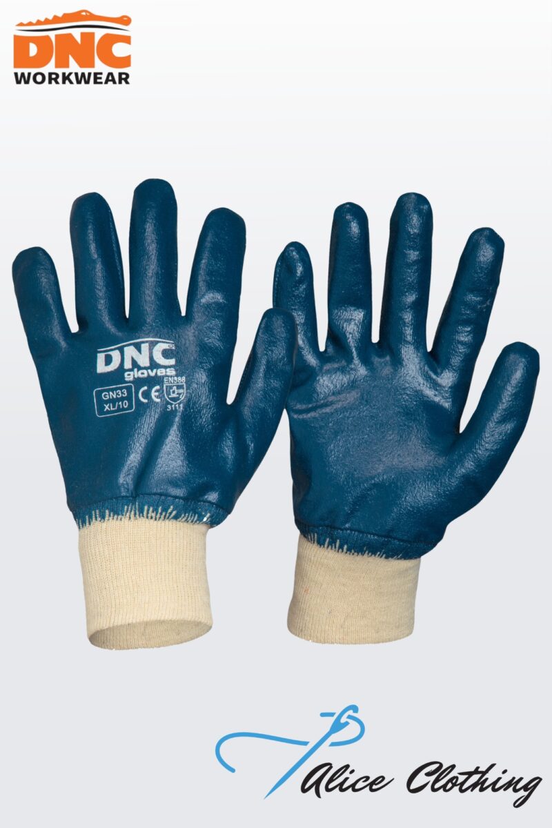 GN33 Blue Nitrile Full Dip