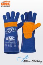 GR31 Blue Gold Welders Gauntlet