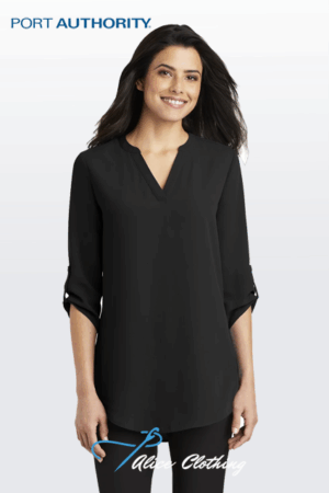 LW701 Port Authority Ladies ¾ Sleeve Tunic Blouse