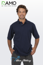 P777HS Mens Cotton Pique Knit Polo