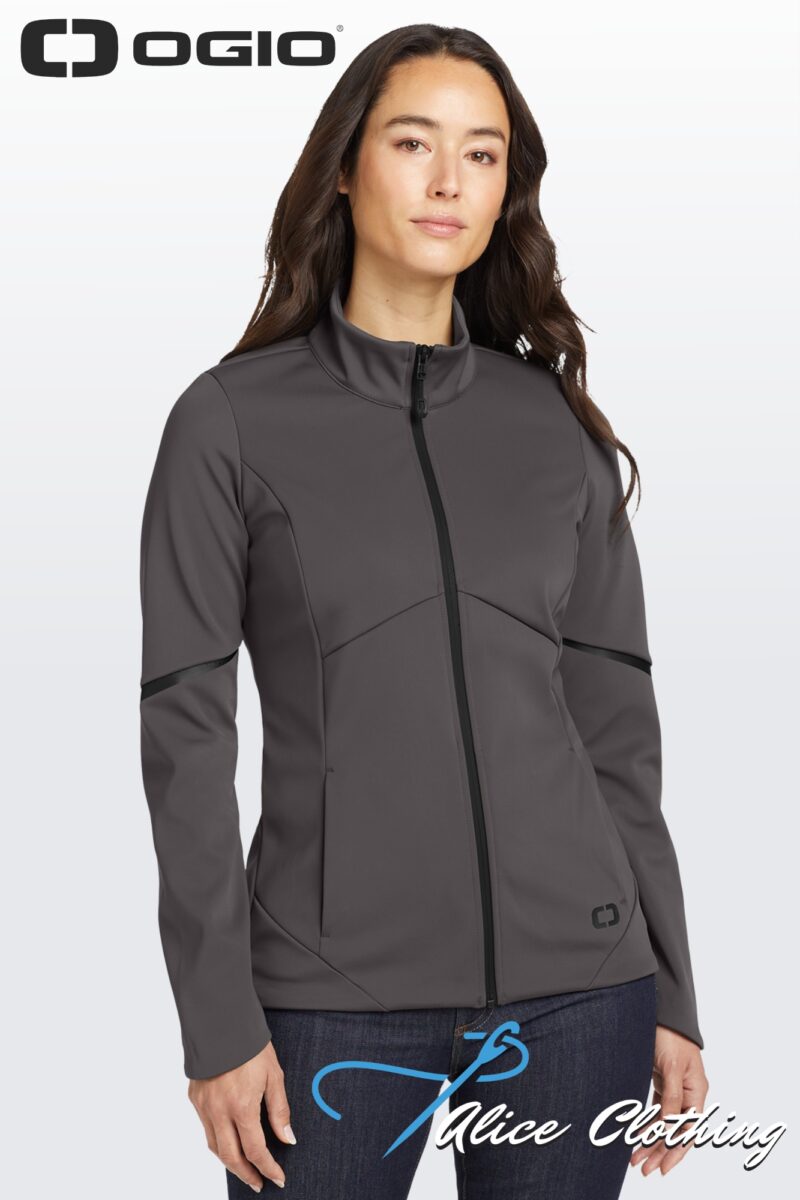 OGIO Ladies Exaction Soft Shell Jacket LOG725 Cover