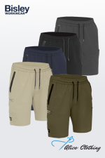 Bisley Flx Move™ 4 Way Stretch Elastic Waist Cargo Short   BSHC1333