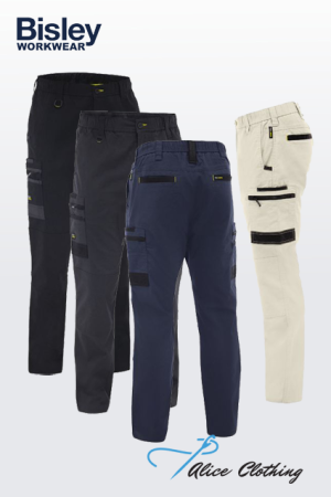 Bisley Flx Move™ Stretch Canvas Elastic Waist Cargo Pants BPC6338