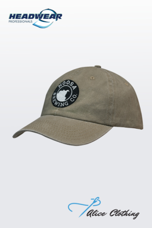3968 Enzyme Washed Pigment Dyed Cotton Twill Cap